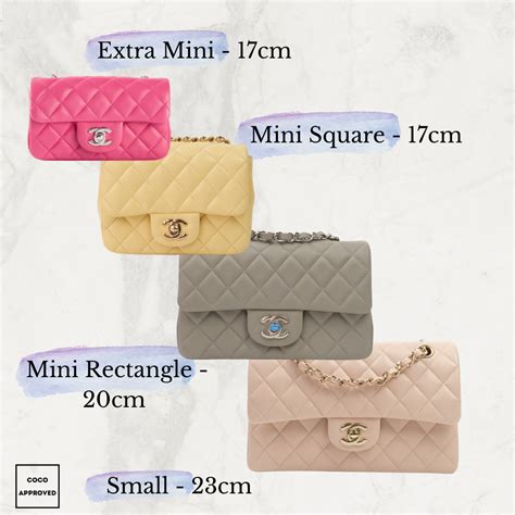 chanel extra mini flap size|chanel classic mini flap price.